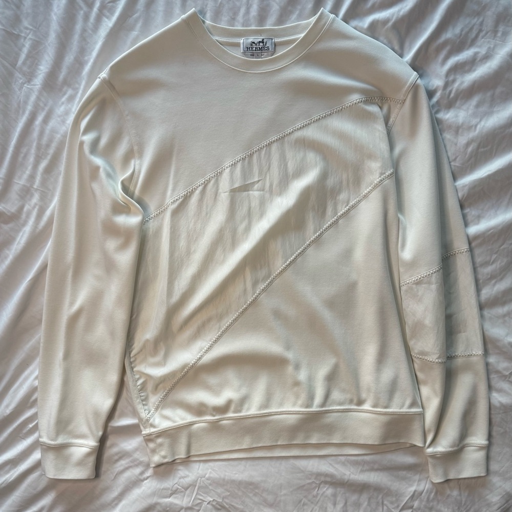 Men's Hermes’ White Cream Sweater